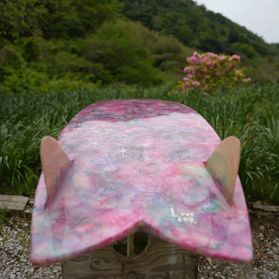 Fish Surfboard <Birds × love ear model>
